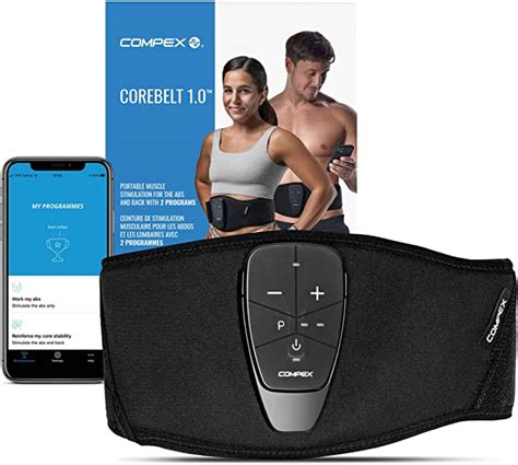 Cinturón Gym Electroestimulador Compex Corebelt 3 0 Abdominal Lumbar