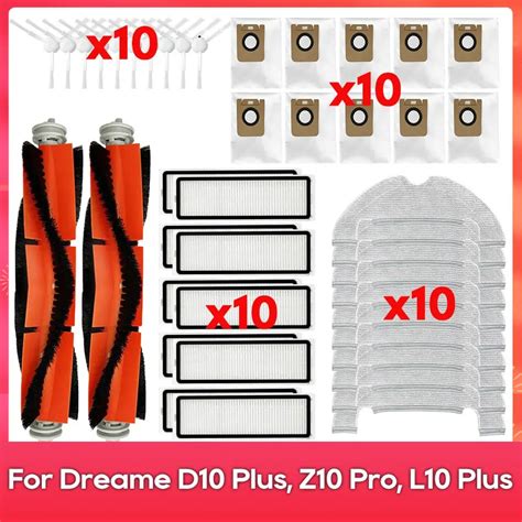 Аксессуары для роботов-пылесосов Dreame Bot D10 Plus / RLS3D / Z10 Pro ...