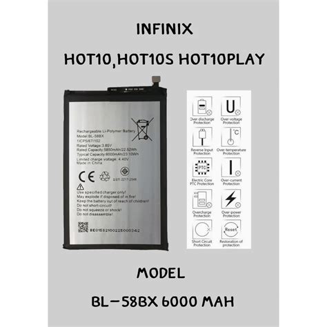 Infinix Hot Play Hot S Hot S Plus Smart Bl Bx Leeplus