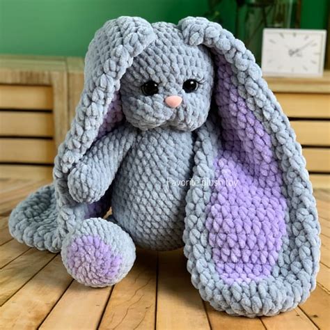 Crochet Bunny pattern PDF - Bunny amigurumi pattern - animal - Inspire Uplift