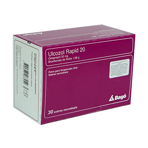 Ulcozol Rapid 20 Mg X 30 Sobres Farmatotal