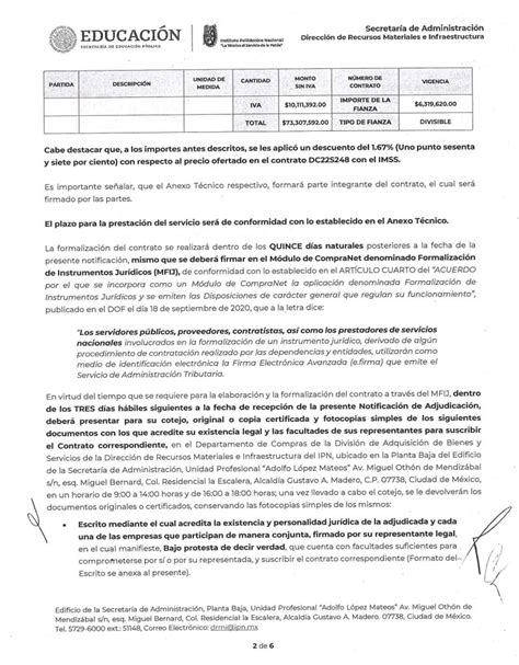 RINCON DEL BOSQUE on Twitter RT ALEPHBIO El IPN dio contrato vía