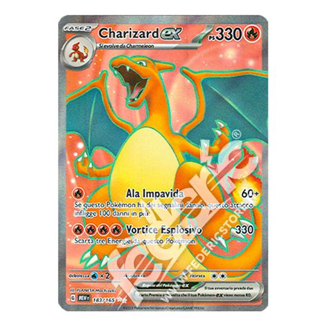 183 165 Charizard Ex Full Art IT MINT Federicstore