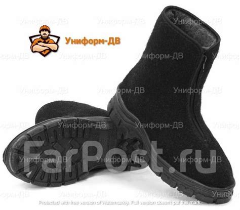 Сапоги зимние мужские войлочные ПВХ (черный), 40, 41, 42, 43, 44, 45 ...