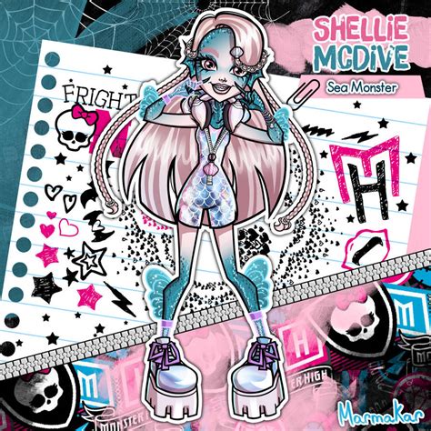 Shellie Mcdive Monster High Oc By Marmakar On Deviantart