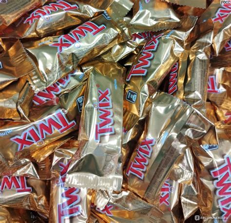 Печенье сахарное TWIX minis с карамелью, покрытое молочным шоколадом ...