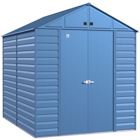Arrow Arrow Select Steel Storage Shed 10x14 Blue Grey The Home