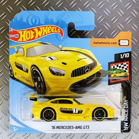 Hot Wheels Mercedes Amg Gt Rare Collectible Miniature Model Scale Gift Idea With Free