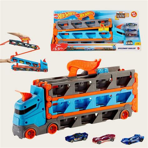 Hot Wheels Игровой трек Mattel Сити Грузовик Скоростная автотрасс GVG37 купить на OZON по