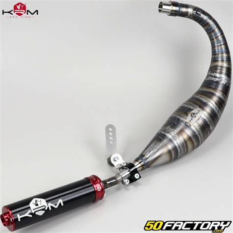 Exhaust AM6 Minarelli KRM Pro Ride 90 100cc Muffler Red