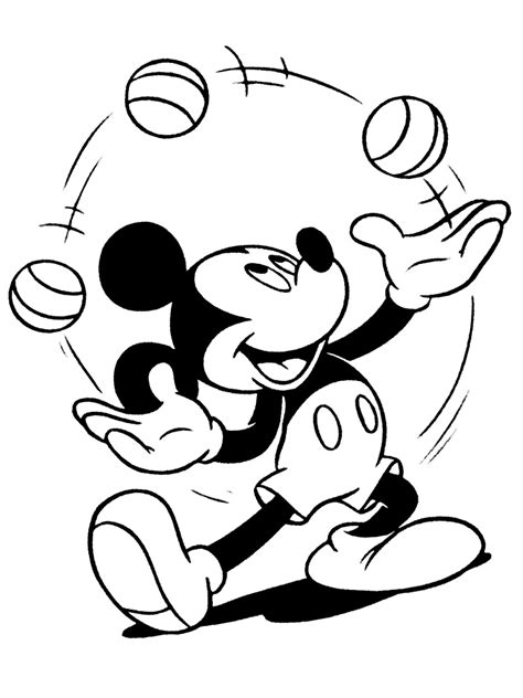 Imprimir Dibujos De Mickey Mouse Para Colorear Dibujo Para Colorear