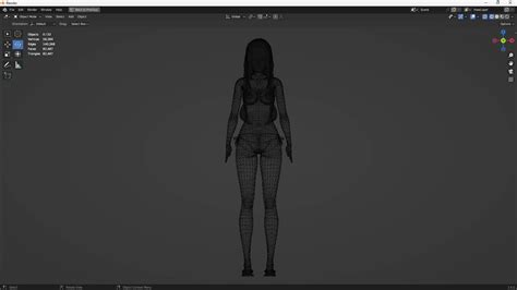 Bikini 0016 UE5 Unity Blender Animated 3D Model By BlenderAnimeModel3D