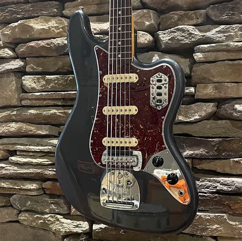 Fender Custom Shop Bass Vi Charcoal Frost Metallic Reverb