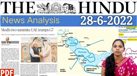 28 June 2022 The Hindu Newspaper Analysis In English Upsc Ias