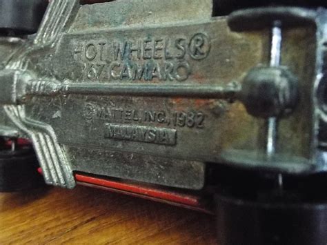 Vintage Hot Wheels Camaro Red With Yellow Etsy