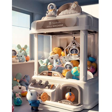 Maquina Ursinho De Pelucia - Mini Máquina De Pegar Ursinho Com Garra Pelúcia Brinquedo Infantil ...