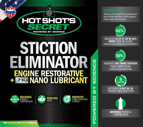 Stiction Eliminator for Gas & Diesel Engines | Hot Shot's