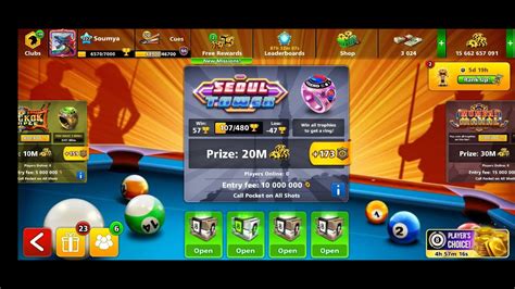 8 Ball Pool Live Road To Seoul Tower Ring🏆 Shah Gamer 20 Youtube