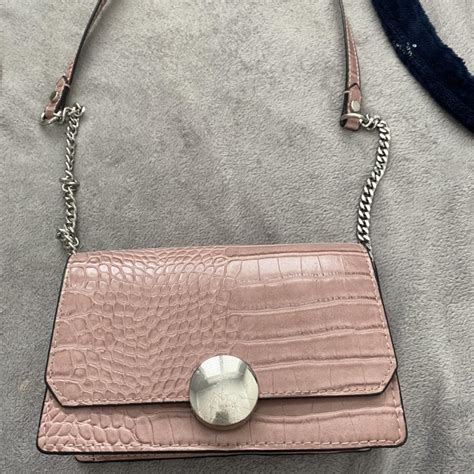 Nude Pink Womens Shoulder Bag From Zara Has A Few Depop