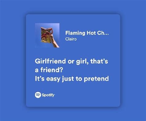 Flaming Hot Cheetos Just Lyrics Song Lyric Quotes Lyrics