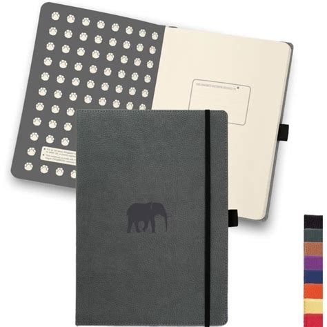 Dingbats Carnet De Notes Moyen Lign Faune El Phant Gris A