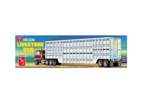 Amt 1106 Wilson Livestock Trailer 125 Scale Kit Jacksons Models