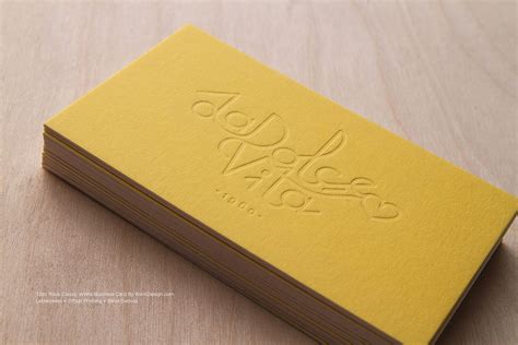 Letterpress Business Cards