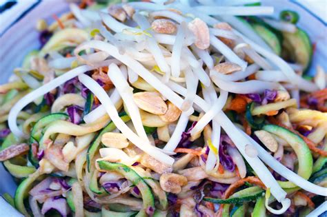 Plant Based Recipe Raw Pad Thai