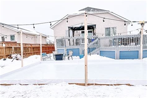 How to Build a DIY Backyard Ice Rink