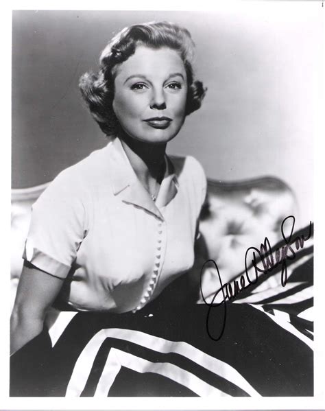 June Allyson Actress In 40s And 50s Signed 8x10 Bw Photo June