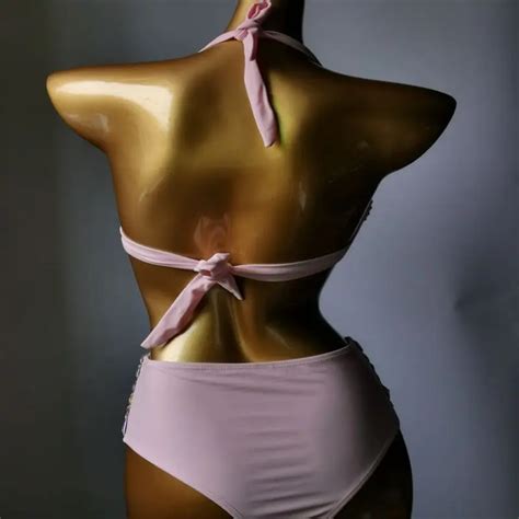 New Steel Bracket Hard Cup Bikini Diamond Swimsuit Diamond Tassel