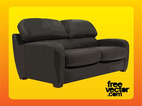 black couch graphics vector art graphics freevectorcom