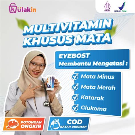 Jual Eyebost Vitamin Mata Original Obat Mata Untuk Katarak Mata Minus