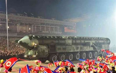 Russian Chinese Delegates Join North Korea At Parade Featuring Icbms