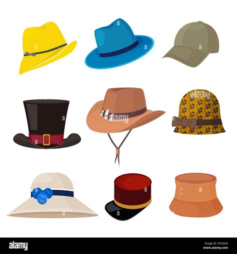 Cartoon Hats Cut Out Stock Images And Pictures Alamy