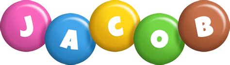 Jacob Logo Name Logo Generator Candy Pastel Lager Bowling Pin