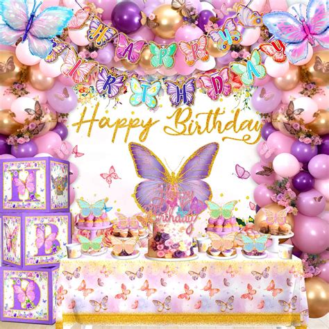birthday butterfly decorations