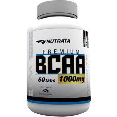 Bcaa 60 Tabletes 1g Nutrata Submarino