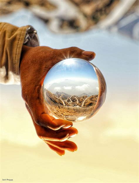 Lensball Photography Sphere Crystal Ball The Green Head