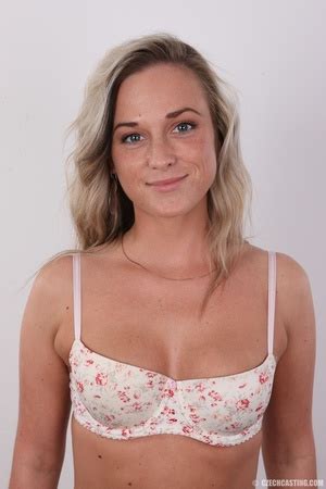 Blonde Chick In Pink Shirt White Gray And Pink Legging XXX Dessert