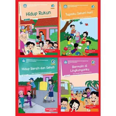 Buku Tema Kelas 2 Tema 1234 Harga 4 Buku Lazada Indonesia
