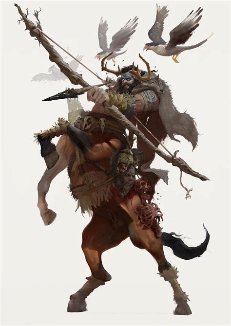 Male Centaur Ranger Uht Pathfinder 2e Pfrpg Pfsrd Dnd D D 3 5 4e 5e 5th