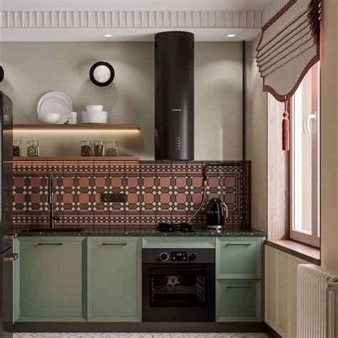 Как определиться с кухонным фартуком? | Eclectic kitchen, Dining ...