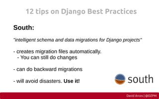 Tips On Django Best Practices Ppt