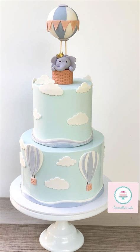 Cute Hot Air Balloon Cake Designs Two Tier Hot Air Balloon Cake Artofit