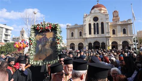 Ηράκλειο Με λαμπρότητα και κάθε επισημότητα ο εορτασμός του πολιούχου