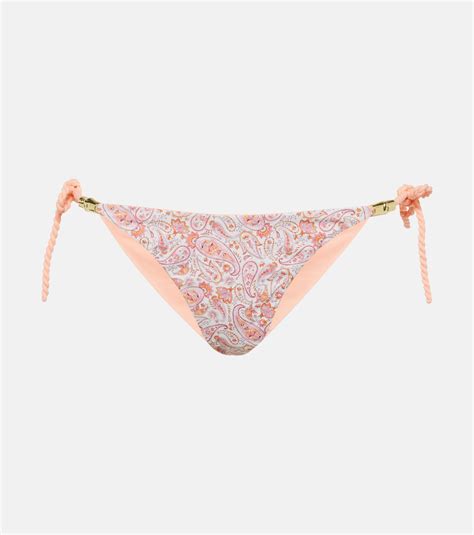 Muskmelon Bay Triangle Bikini Bottoms In Pink Heidi Klein Mytheresa
