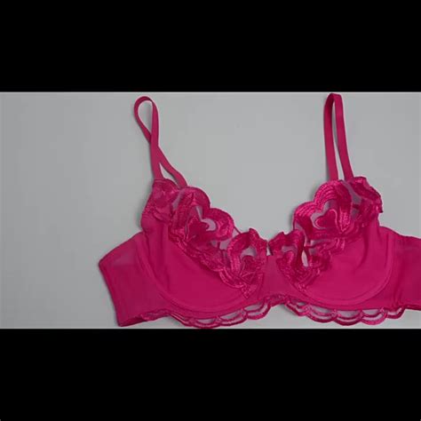 Pcs Sexy Embroidery Garter Bra Thongs Set Women Lace Mesh Unlined Lingerie Ultra Thin See