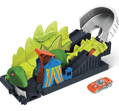Pista Hot Wheels City Ataque T Xico Do Dinossauro Mattel Parcelamento Sem Juros