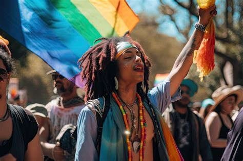 Comunidade Lgbt Em Uma Parada Gay No Ver O Celebra O Da Festa Do M S Do Orgulho Pessoas